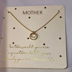 Franchesca’s Fashion Women’s Mother Necklace Gold tone
